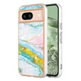 thumbnail image 1 of Feishell Marble Texture Design for Google Pixel 8a Case Support Wireless Charging Slim Glossy Shockproof Anti-Scratch Soft & Flexible Protective Phone Case for Women Girls,D, 1 of 6