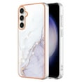 thumbnail image 1 of Feishell Marble Texture Design for Samsung Galaxy S23 FE Case Support Wireless Charging Slim Glossy Shockproof Anti-Scratch Soft & Flexible Protective Phone Case for Women Girls,F, 1 of 6