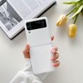 thumbnail image 1 of Feishell Matte Slim Phone Case for Samsung Galaxy Z Flip3 (6.7 inch),Shockproof Lightweight Ultra Thin Frosted Anti-Fingerprint Hard PC Scratch-Resistant Phone Case,White, 1 of 12