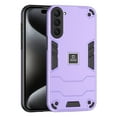 thumbnail image 1 of Feishell Military Shockproof Samsung Galaxy S23 Case [2 Layer Structure][Military Grade Anti-Drop] Hard Slim Camera Protection Rugged Case, Heavy Duty Protective Case for S23,Purple, 1 of 7
