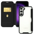 thumbnail image 1 of Feishell Phone Case for Samsung Galaxy S24 Plus Wallet Case, Shockproof Full Body Protective Folio Purse Case with RFID Blocking Card Slot PU Leather Book Style Transparent Case, Black, 1 of 5