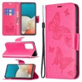 thumbnail image 1 of Feishell Samsung A53 Case 5G Butterfly Embossed Pattern Premium Leather Wallet Cover Flip Stand Card Slots Holder Magnetic with Wrist Strap Case for Samsung Galaxy A53 5G, Pink, 1 of 8