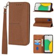 thumbnail image 1 of Feishell for Samsung Galaxy A03 Core Phone Case with Wrist Strap,for Women Men,Shockproof Protective Premium PU Leather Magnetic Closure Flip Kickstand Credit Card Slots Wallet Phone Case,Brown, 1 of 10
