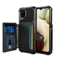 thumbnail image 1 of Feishell for Samsung Galaxy A12 Wallet Case, with ID&Credit Card Holder Slots Pockets Wallet Back Cover Stand Flip Folio Leather Magnetic Absorption Cover For Samsung Galaxy A12, Black, 1 of 6