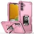 thumbnail image 1 of Feishell for Samsung Galaxy A13 5G Cover with Metal Ring Folding Kickstand,Drop Protection Magnetic Car Mount Shockproof Durable Dual Layer Hybrid Rugged Protective Phone Case,Pink, 1 of 9