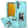 thumbnail image 1 of Feishell for Samsung Galaxy A13 5G Cover with Metal Ring Folding Kickstand,Drop Protection Magnetic Car Mount Shockproof Durable Dual Layer Hybrid Rugged Protective Phone Case,Mint, 1 of 9