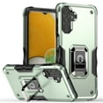 thumbnail image 1 of Feishell for Samsung Galaxy A13 5G Cover with Metal Ring Folding Kickstand,Drop Protection Magnetic Car Mount Shockproof Durable Dual Layer Hybrid Rugged Protective Phone Case,Green, 1 of 9