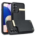 thumbnail image 1 of Feishell for Samsung Galaxy A14 5G 6.6 inch Back Wallet Case with Back Accordion Folding Card Holder,Shockproof Premium PU Leather Button Card Slots Anti-Scratch Phone Case,Black, 1 of 7