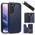 thumbnail image 1 of Feishell for Samsung Galaxy A14 5G Wallet Case with Card Holder,Double Magnetic Clasp Back Flip Kickstand Durable PU Leather Shockproof Card Slots Protective Phone Case for Women Men,Darkblue, 1 of 12