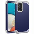 thumbnail image 1 of Feishell for Samsung Galaxy A14 Case 5G, 3 in 1 Heavy Duty Protection Hybrid Hard PC Soft Silicone Rugged Bumper Anti Slip Full-Body Protective Cases for Samsung Galaxy A14 5G, Darkblue, 1 of 6