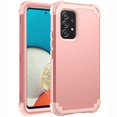 thumbnail image 1 of Feishell for Samsung Galaxy A14 Case 5G, 3 in 1 Heavy Duty Protection Hybrid Hard PC Soft Silicone Rugged Bumper Anti Slip Full-Body Protective Cases for Samsung Galaxy A14 5G, Rosegold, 1 of 6