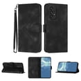 thumbnail image 1 of Feishell for Samsung Galaxy A23 4G Phone Case with Wrist Strap,Premium PU Leather Magnetic Clasp Flip Kickstand Credit Card Slots Holder Wallet Shockproof Protection Slim Phone Case,Black, 1 of 10