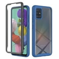 thumbnail image 1 of Feishell Samsung Galaxy A51 4G Case Built-in Screen Protector Clear Rugged 360 Full Body Protective Shockproof Hard Back Soft TPU Defender Dual Layer Heavy Duty Bumper Anti-Scratch Case, Darkblue, 1 of 6