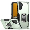 thumbnail image 1 of Feishell for Samsung Galaxy A55 Cover with Metal Ring Folding Kickstand,Drop Protection Magnetic Car Mount Shockproof Durable Dual Layer Hybrid Rugged Protective Phone Case,Green, 1 of 9