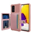 thumbnail image 1 of Feishell for Samsung Galaxy A72 Wallet Case, with ID&Credit Card Holder Slots Pockets Wallet Back Cover Stand Flip Folio Leather Magnetic Absorption Cover For Samsung Galaxy A72, Rosegold, 1 of 6