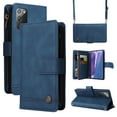 thumbnail image 1 of Feishell for Samsung Galaxy Note 20 6.7 inch Zipper Wallet Case with Wrist Strap & Shoulder Strap,Premium PU Leather Magnetic Clasp Flip Holder Card Slots Crossbody Phone Case for Women Men,Blue, 1 of 18
