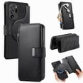 thumbnail image 1 of Feishell For Samsung Galaxy Note 20 Ultra Wallet [Support Magsafe Charger] Magnetic Detachable Flip Leather Phone Case with Card Slots[RFID Blocking], Zipper Bag, Kick-Stand, Black, 1 of 13