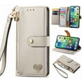 thumbnail image 1 of Feishell for Samsung Galaxy S20 Case,RFID Blocking Wallet Case for Women Men,Premium PU Leather Credit Card Holder Zipper Pocket Magnetic Buckle Flip Kickstand Phone Case with Wrist Strap,Gray, 1 of 18