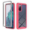 thumbnail image 1 of Feishell Samsung Galaxy S20 FE Case Built-in Screen Protector Clear Rugged 360 Full Body Protective Shockproof Hard Back Soft TPU Defender Dual Layer Heavy Duty Bumper Anti-Scratch Case, Pink, 1 of 6