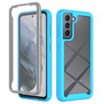 thumbnail image 1 of Feishell Samsung Galaxy S22 Plus Case Built-in Screen Protector Clear Rugged 360 Full Body Protective Shockproof Hard Back Soft TPU Defender Dual Layer Heavy Duty Bumper Anti-Scratch Case, Blue, 1 of 6