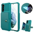 thumbnail image 1 of Feishell for Samsung Galaxy S22 Plus Wallet Case, [ S22 Plus/ + ] with ID&Credit Card Holder Slots Pockets Wallet Back Cover Stand Flip Folio Leather Magnetic Absorption Cover, Green, 1 of 6