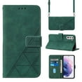 thumbnail image 1 of Feishell for Samsung Galaxy S23 Crossbody Wallet Phone Case with Removable Adjustable Shoulder Strap,Premium PU Leather Magnetic Flip Stand Card Slots Protective Cover for Women Men,Darkgreen, 1 of 11