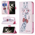 thumbnail image 1 of Feishell for Samsung Galaxy S23 FE (6.4 inch) Case,Fashion Painted Pattern PU Leather Shockproof Magnetic Clasp Flip Cover with Card Slots Kickstand Wallet Phone Case,E-Deer, 1 of 8