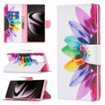 thumbnail image 1 of Feishell for Samsung Galaxy S23 Ultra (6.8 inch) Case,Fashion Painted Pattern PU Leather Shockproof Magnetic Clasp Flip Cover with Card Slots Kickstand Wallet Phone Case,F-Sun Flowers, 1 of 8