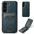 thumbnail image 1 of Feishell for Samsung Galaxy S24 Plus Case with Detachable Card Pocket,Shockproof Premium PU Leather Cover Compatible with MagSafe,Credit Card Slots Kickstand Magnetic Car Mount Phone Case - Blue, 1 of 10