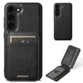 thumbnail image 1 of Feishell for Samsung Galaxy S24 Plus Case with Detachable Card Pocket,Shockproof Premium PU Leather Cover Compatible with MagSafe,Credit Card Slots Kickstand Magnetic Car Mount Phone Case - Black, 1 of 10