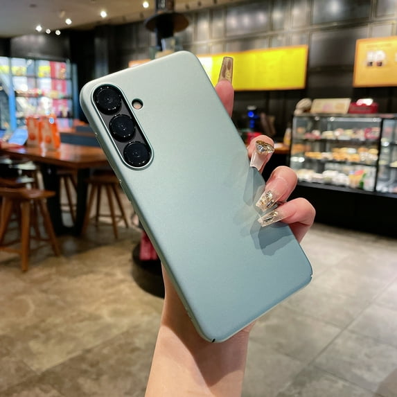 Feishell for Samsung Galaxy S24 Plus Premium Case, Hard PC Slim Design Lightweight Protection Shock-Resistant Ultra-Thin Perfect Fit Anti-Scratch Durable Cover for Samsung Galaxy S24 Plus,Cyan