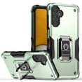 thumbnail image 1 of Feishell for Samsung Galaxy S25 Plus Cover with Metal Ring Folding Kickstand,Drop Protection Magnetic Car Mount Shockproof Durable Dual Layer Hybrid Rugged Protective Phone Case,Green, 1 of 9