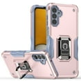 thumbnail image 1 of Feishell for Samsung Galaxy S25 Plus Cover with Metal Ring Folding Kickstand,Drop Protection Magnetic Car Mount Shockproof Durable Dual Layer Hybrid Rugged Protective Phone Case,Rosegold, 1 of 9