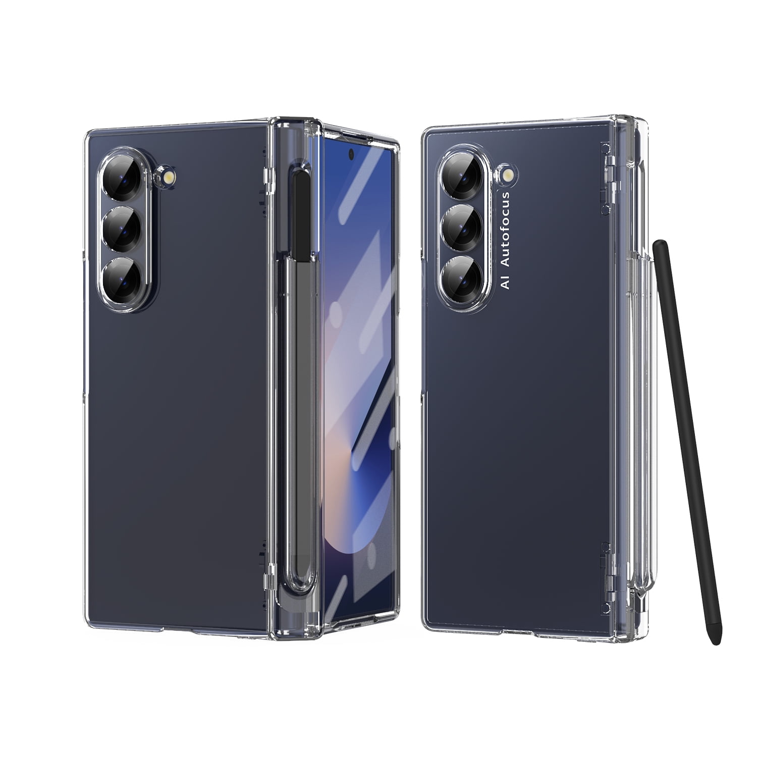 Shell Samsung Feishell for Samsung Galaxy Z Fold 6 Case with S Pen & Pen Holder ...
