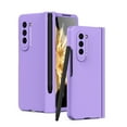 thumbnail image 1 of Feishell for Samsung Galaxy Z Fold5 Case with S Pen &  Pen Holder,Shockproof Hinge Protection Built-in Screen Protector Full Body Protective Anti-slip Matte Slim Phone Cover ,Purple, 1 of 7