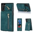 thumbnail image 1 of Feishell for Samsung Note 10, Case Wallet with Card Holder Functional Two Way Kickstand Durable Zipper Pocket RFID Blocking Leather Protective Leather for Samsung Galaxy Note 10, Blue, 1 of 12