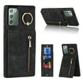 thumbnail image 1 of Feishell for Samsung Note 20, Case Wallet with Card Holder Functional Two Way Kickstand Durable Zipper Pocket RFID Blocking Leather Protective Leather for Samsung Galaxy Note 20, Black, 1 of 12
