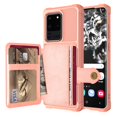 thumbnail image 1 of Feishell for Samsung S20 Ultra Wallet Case, ID&Credit Card Holder Slots Pockets Wallet Back Cover Stand Flip Folio Leather Magnetic Absorption Cover for Samsung Galaxy S20 Ultra, Rosegold, 1 of 7
