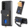 thumbnail image 1 of Feishell for Samsung Z Fold 5, Wallet Case with Card Holder Leather Card Slots Kickstand Shockproof RFID Blocking Magnetic Clasp Protective Cover for Women Men for Samsung Galaxy Z Fold 5, Black, 1 of 11