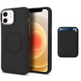 thumbnail image 1 of Feishell Silicone Magnetic Case for Apple iPhone 11,Compatible with MagSafe Charging,Built-in Removable Card Pocket,Anti-Scratch Shockproof Slim Thin Protective Phone Cover,Black, 1 of 8