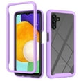 thumbnail image 1 of Feishell Slim Case for Samsung Galaxy A15,Shock Absorption Two-layer Protection Hard PC & Soft TPU Transparent Anti-Scratch Lightweight Clear Ultra Thin Phone Case,Purple, 1 of 6