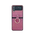 thumbnail image 1 of Feishell Slim Case for Samsung Galaxy Z Flip 4, Rugged PC Sparkle Glitter Thin Fit Cover with Metal Ring Holder Shockproof Anti-Scratches Case for Samsung Galaxy Z Flip 4,Pink, 1 of 9