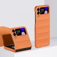 thumbnail image 1 of Feishell Slim Case for Samsung Galaxy Z Flip4 2022,Ultra Thin Rugged Durable Premium PC Comfortable Touch Anti-scratch Shockproof Solid Color Protective Phone Case,Orange, 1 of 9
