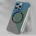 thumbnail image 1 of Feishell Slim PC Borderless Case for iPhone 14 Plus,[Compatible with Magsafe] Carbon Fiber Texture Ultra Thin Anti-Scratch Skin-friendly Frameless Shockproof Phone Case,B, 1 of 8