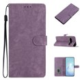 thumbnail image 1 of Feishell Slim Wallet Case for Google Pixel 8 Pro, Premium PU Leather Solid Color Purse for Women Men, Shockproof Magnetic Clasp Flip Kickstand Card Slots Phone Case for Galaxy S22, Purple, 1 of 11