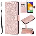 thumbnail image 1 of Feishell Slim Wallet Case for Samsung Galaxy A14 5G 6.6 inch,Shockproof Stylish Embossed Pattern PU Leather Magnetic Clasp Folio Flip Kickstand Card Slots Purse for Women Men Phone Cover,Rosegold, 1 of 12