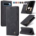 thumbnail image 1 of Feishell Slim Wallet Phone Case for Google Pixel 9A,Premium PU Leather Magnetic Closure Folio ID Credit Card Slots Shockproof Protective Flip Kickstand Phone Cover,Black, 1 of 10