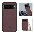 thumbnail image 1 of Feishell Support Wireless Charging Case for Google Pixel 8,Vintage Classic PU Leather Luxury Business Cover,Soft Non-Slip Grip Anti-Scratch Shockproof Case for Google Pixel 8, Wine Red, 1 of 8