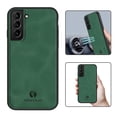 thumbnail image 1 of Feishell Support Wireless Charging Case for Samsung S21,Vintage Classic PU Leather Luxury Business Cover,Soft Non-Slip Grip Anti-Scratch Shockproof Case for Samsung Galaxy S21, Darkgreen, 1 of 8