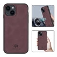 thumbnail image 1 of Feishell Support Wireless Charging Case for iPhone 13,Vintage Classic PU Leather Luxury Business Cover,Soft Non-Slip Grip Anti-Scratch Shockproof Case For iPhone 13, Wine Red, 1 of 8
